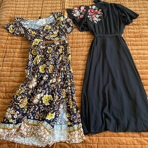 SHEIN lot of 1 dress and one 2 piece. Size 1xl